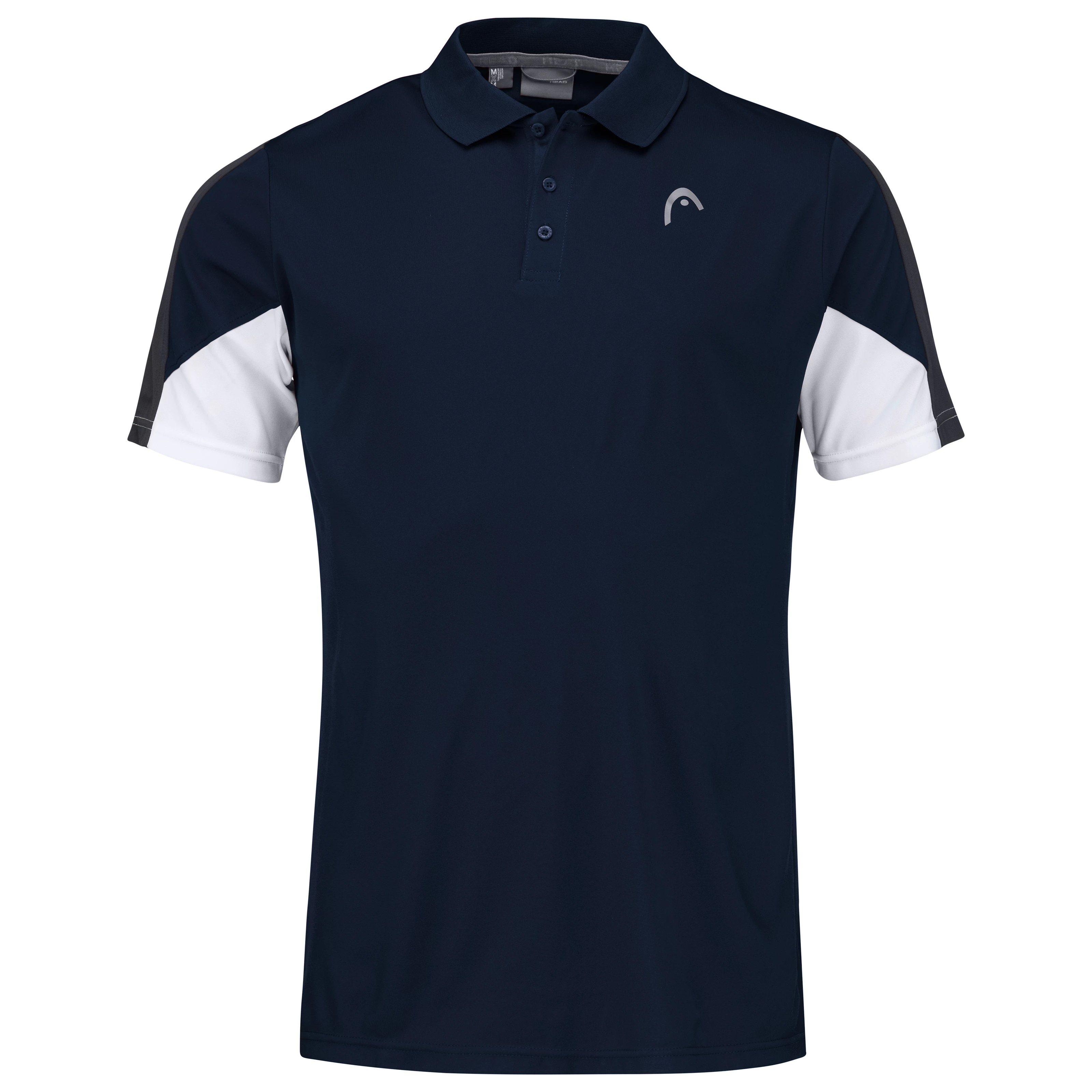 Pánské tričko Head  Club 22 Tech Polo Shirt Men Dark Blue  XXL