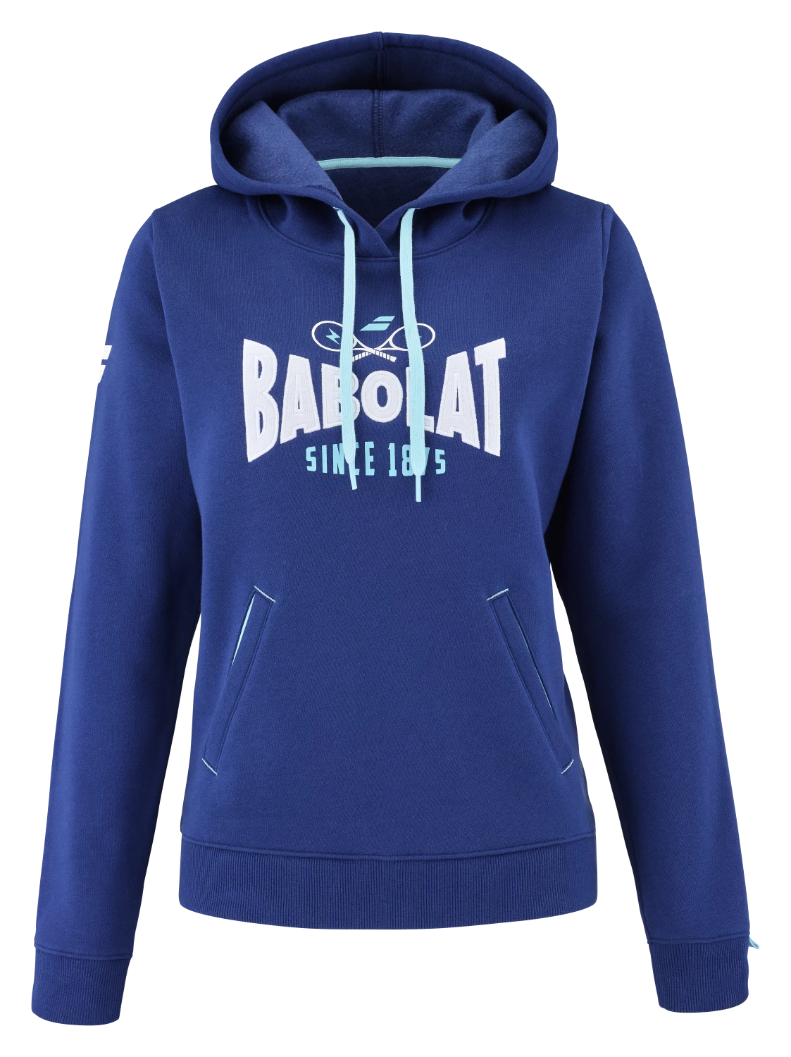Babolat Exercise Hood Sweat Women Estate Blue S Women's Sweatshirt