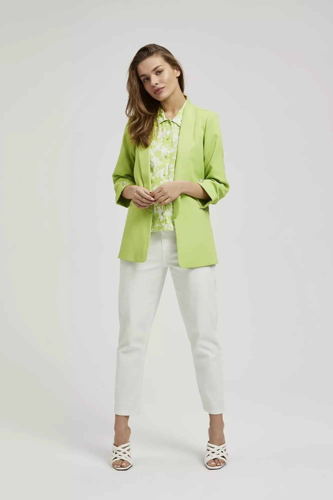 Women's blazer MOODO - light green