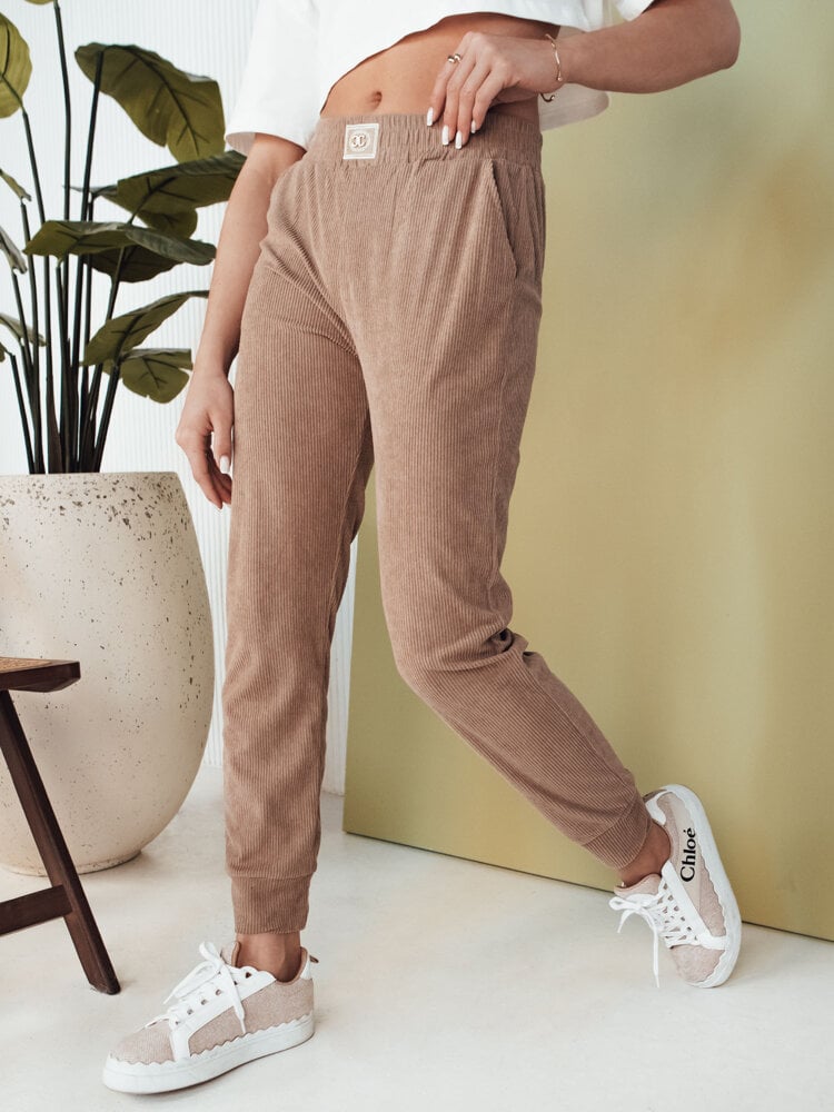 BRINAT women's sweatpants, camel, Dstreet