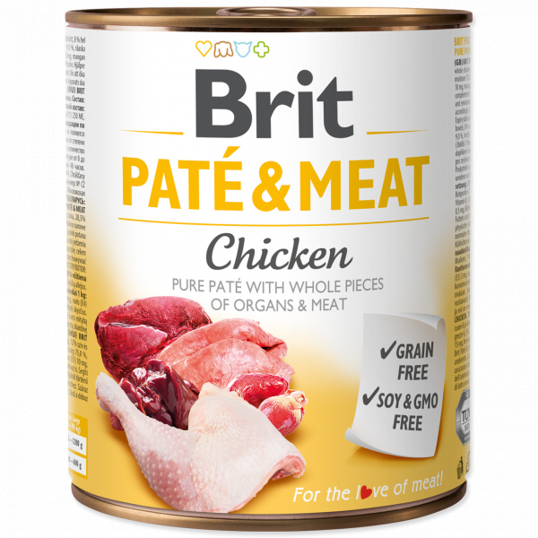 BRIT Pate&Meat Chicken 800g