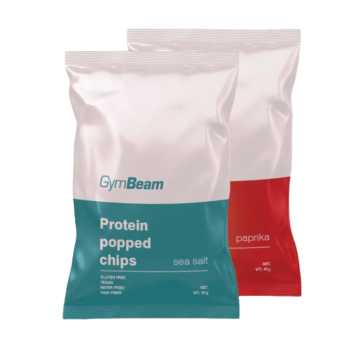 GymBeam Proteínové čipsy chilli and lime 40 g