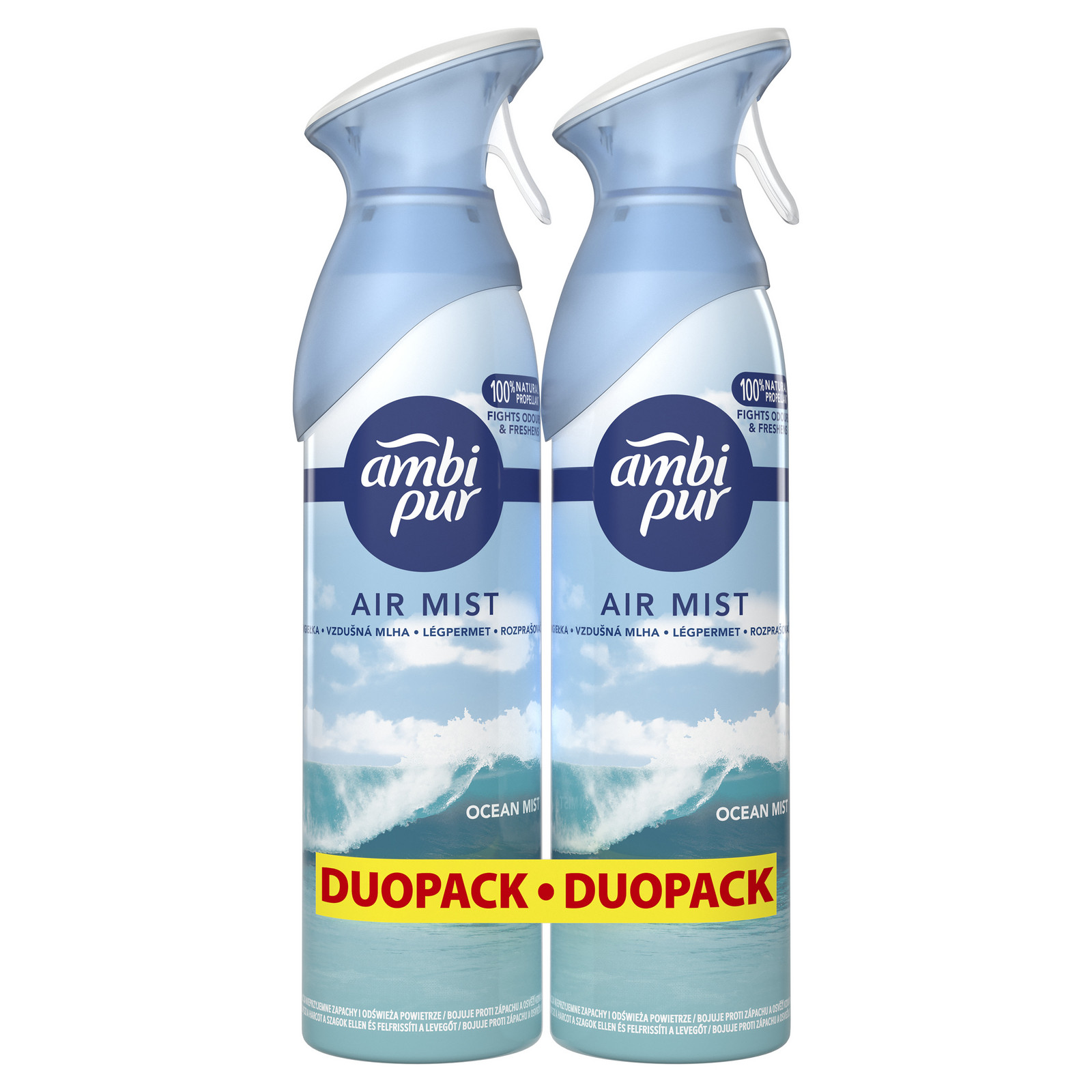 AmbiPur Ocean Mist Osviežovač vzduchu v spreji 2 x 185 ml