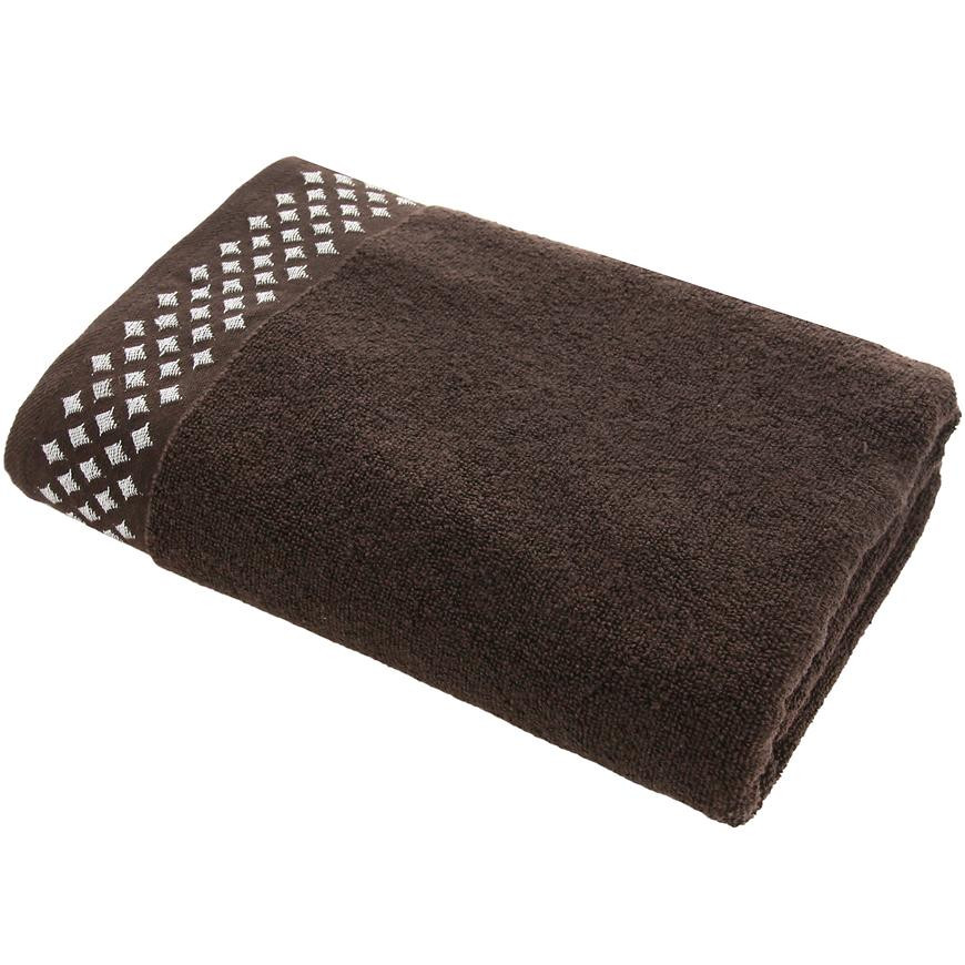 44TX RĘCZNIK DIAMOND 70X140 BRĄZ (480GSM)