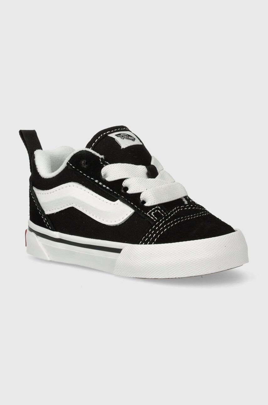 Detské tenisky Vans Knu Skool Elastic Lace čierna farba