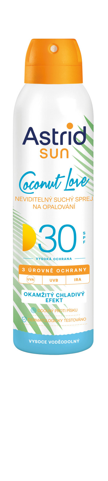 Astrid Neviditeľný suchý sprej na opaľovanie SPF 30 Sun 150 ml