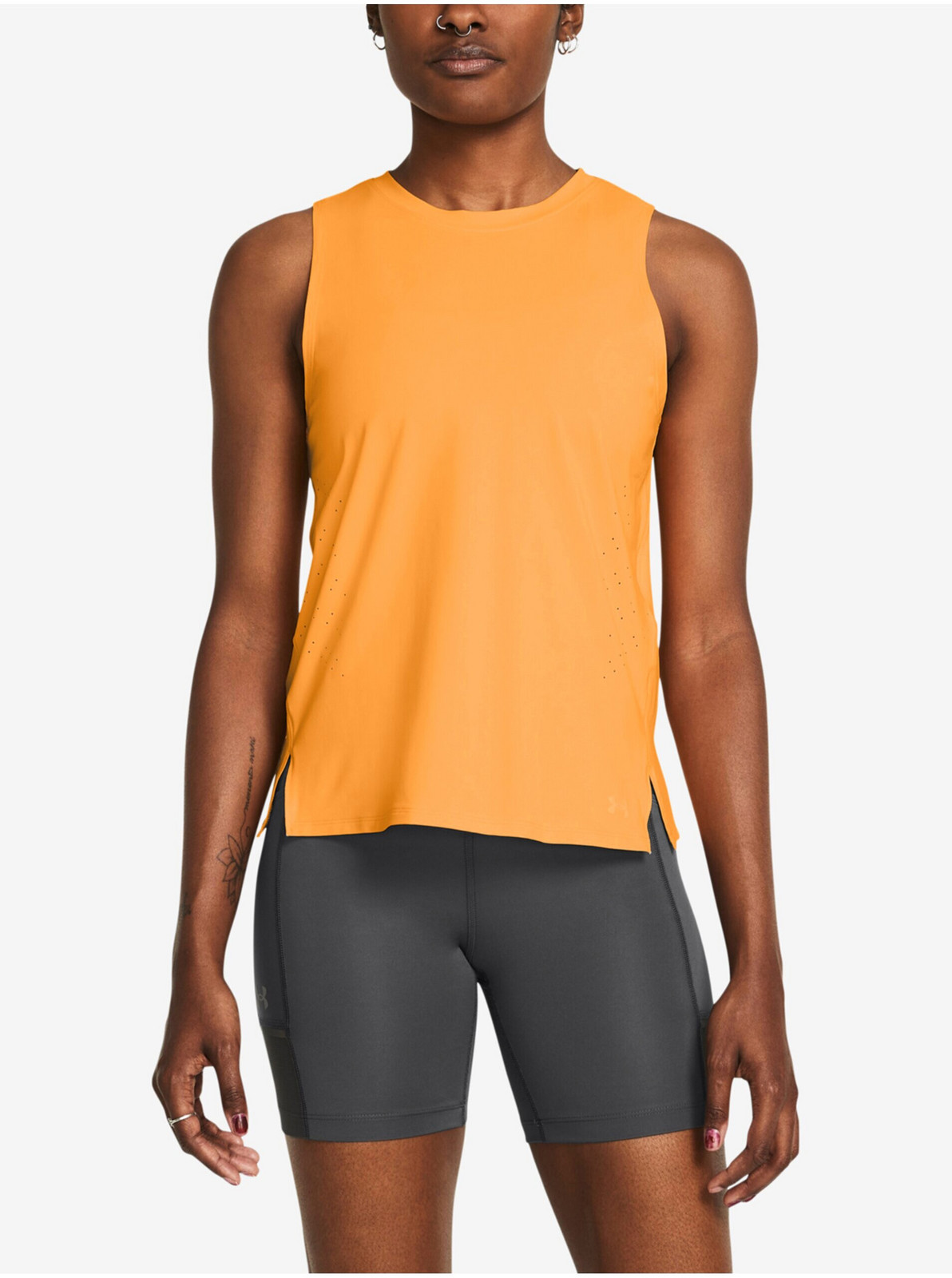 Oranžové dámske tielko Under Armour UA Launch Elite