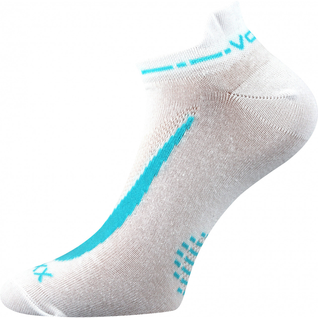 Ponožky unisex klasické Voxx Rex 10 - biele-modré, 35-38