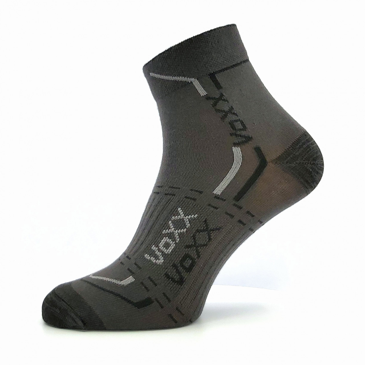 Ponožky unisex klasické Voxx Franz 03 - tmavo sivé, 35-38