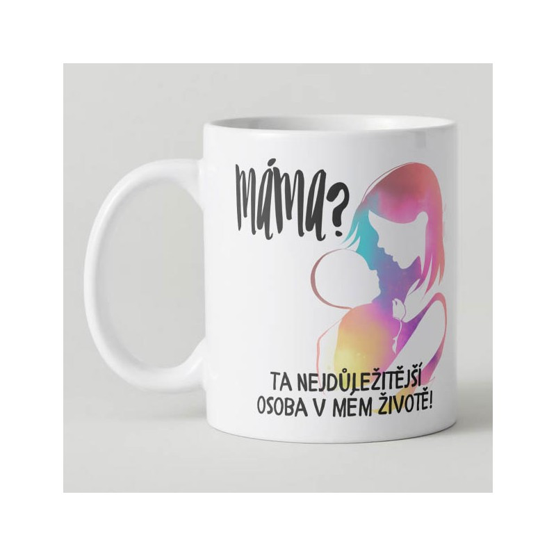 KH7-7 DR Hrnček - Kto je MAMA?, 330ml