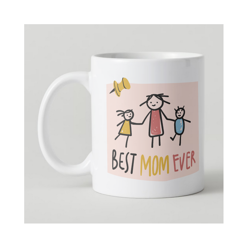 KH7-8 DR Hrnček - BEST MOM EVER, 330ml