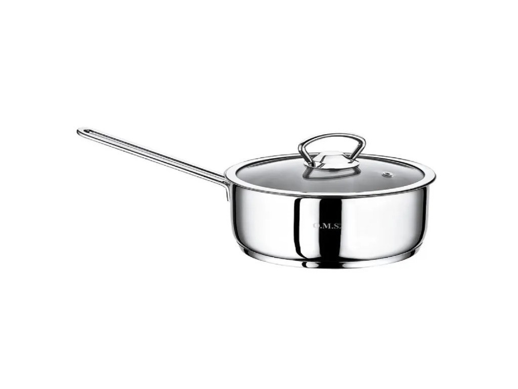 MAKRO - Randlík+pokrievka nerez s rúčkou 16x5cm