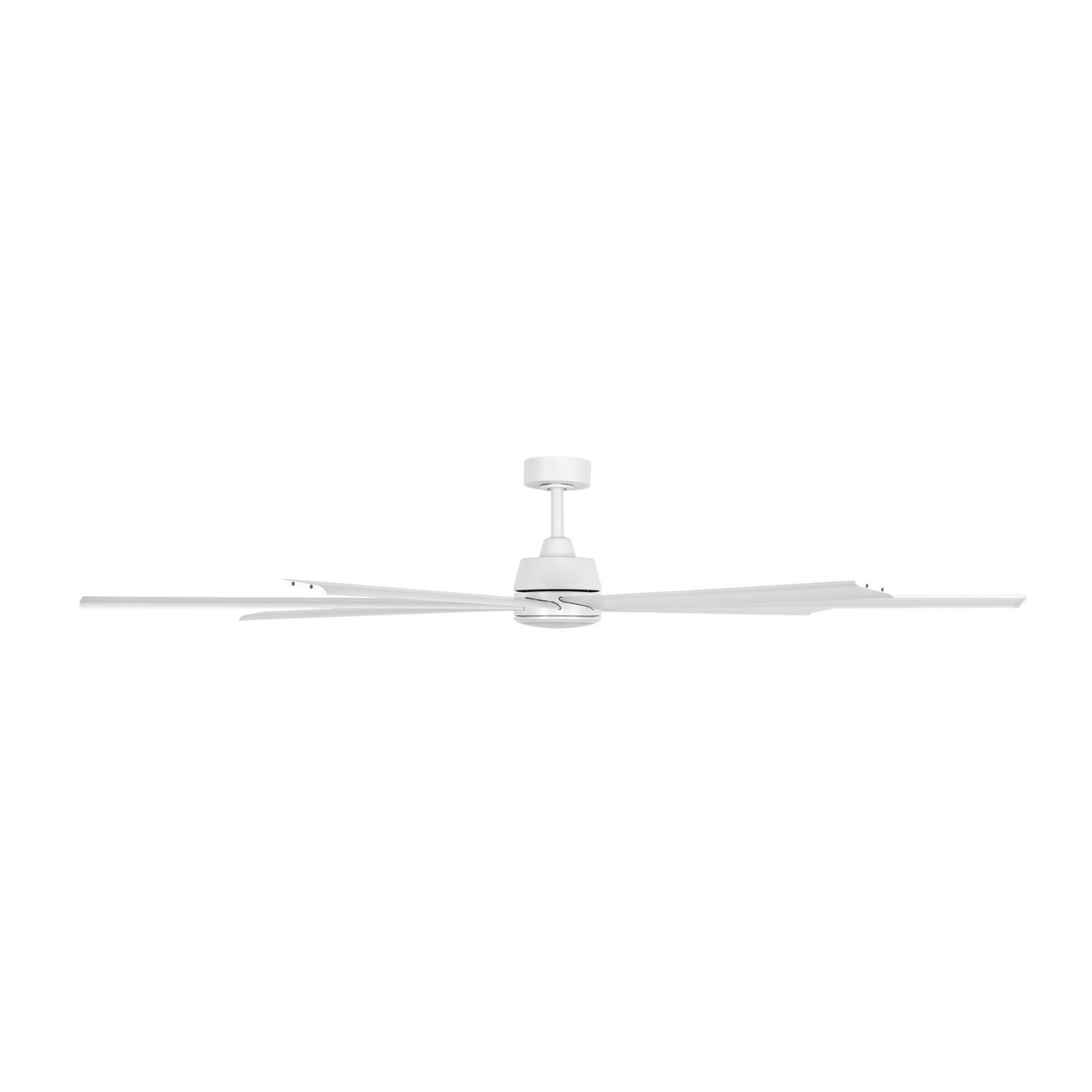 Stropný ventilátor so svetlom Atlanta biely DC tichý 183 cm GX53