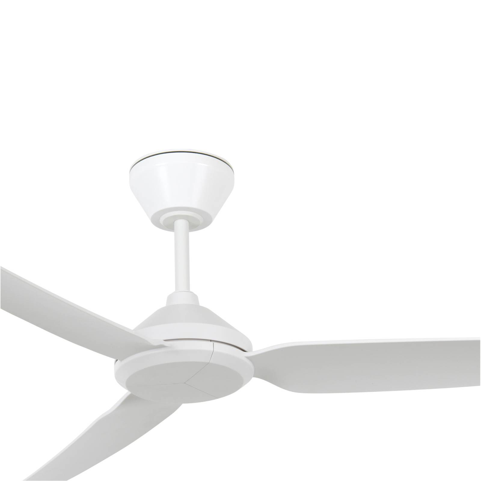 Stropný ventilátor Polis biely DC tichý Ø 137 cm diaľkové ovládanie
