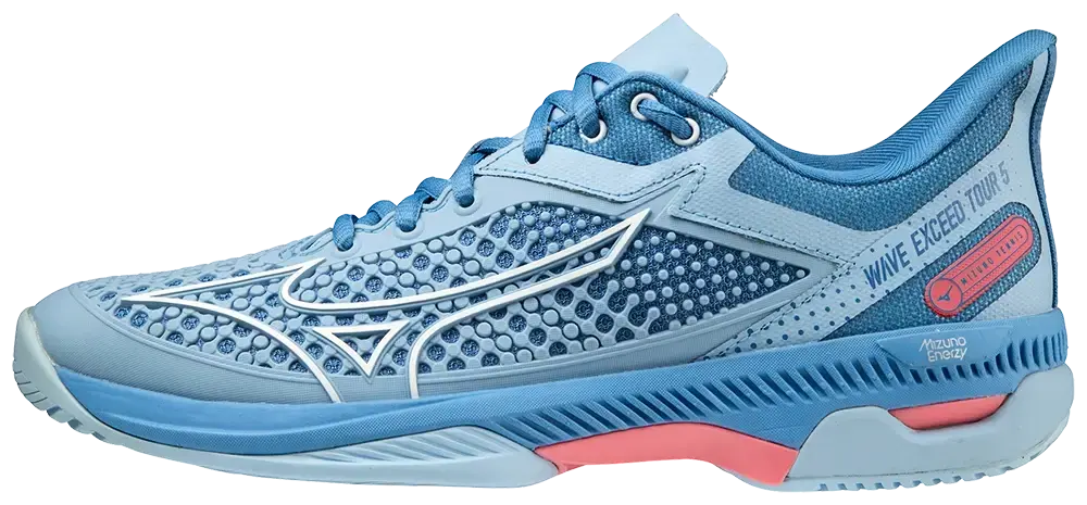 Mizuno Wave Exceed Tour 5 Clay Dutch Cana/White EUR 40.5 Women's Tennis Shoes