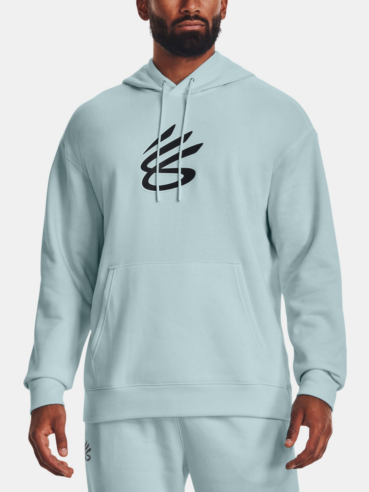 Under Armour Curry Big Splash PO Hoodie-BLU - Men's