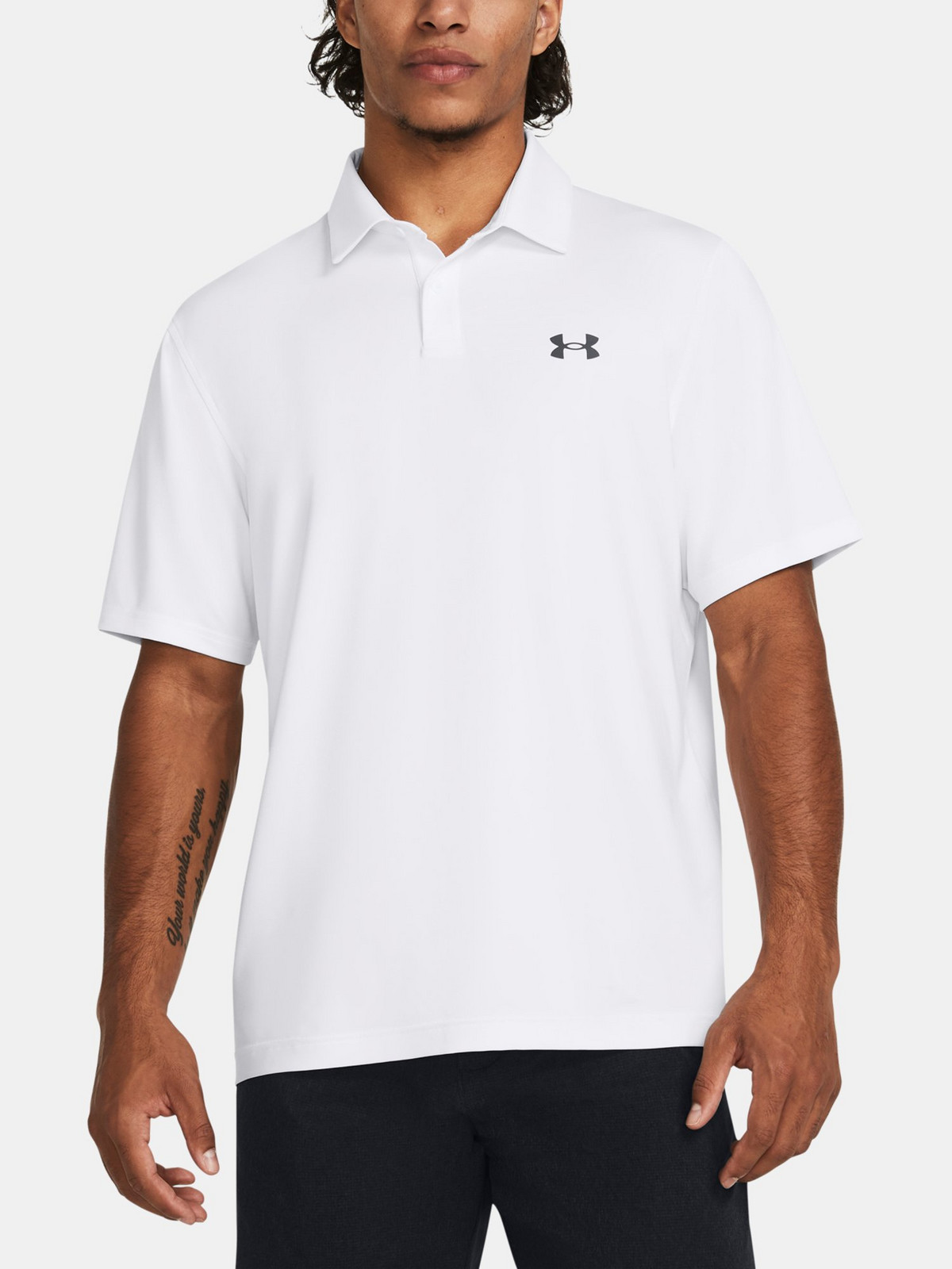 Under Armour T-Shirt UA T2G Polo-WHT - Men's