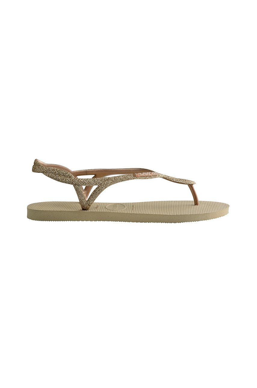 Sandále Havaianas LUNA PREMIUM II dámske, béžová farba, 4146130.0154