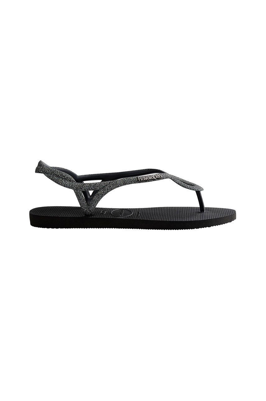 Sandále Havaianas LUNA PREMIUM II dámske, čierna farba, 4146130.4057