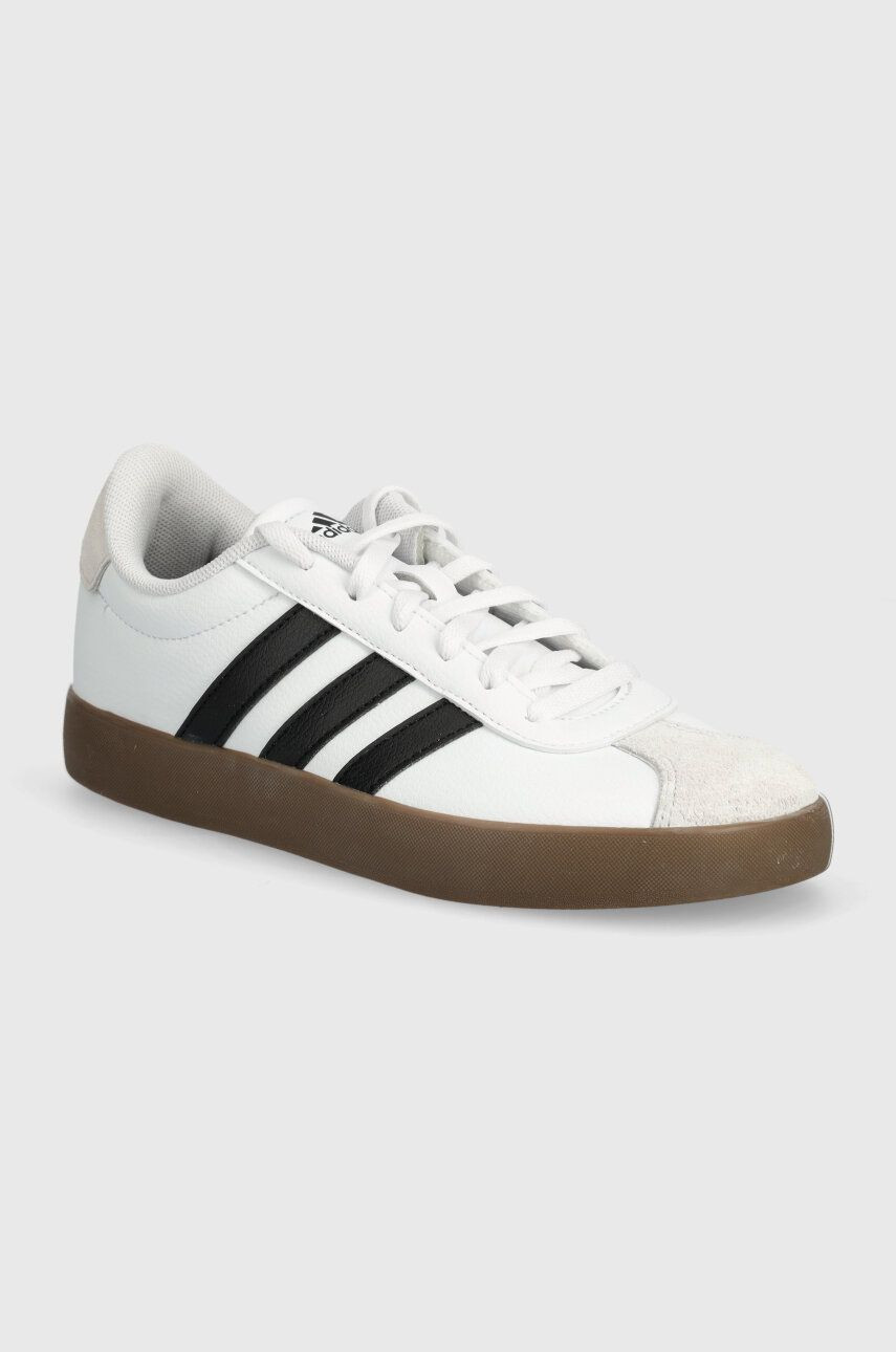 Detské tenisky adidas VL COURT 3.0 K biela farba