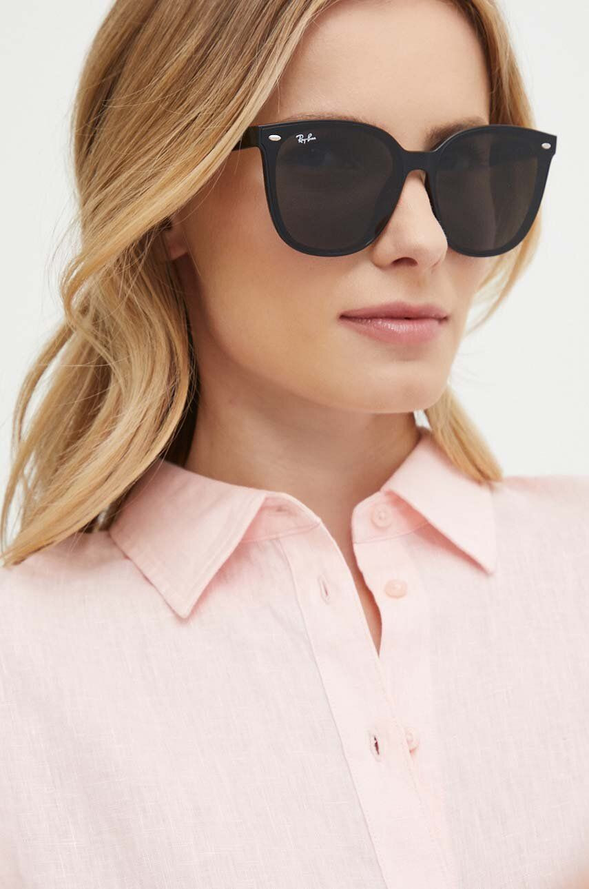 Slnečné okuliare Ray-Ban čierna farba, 0RB4423D