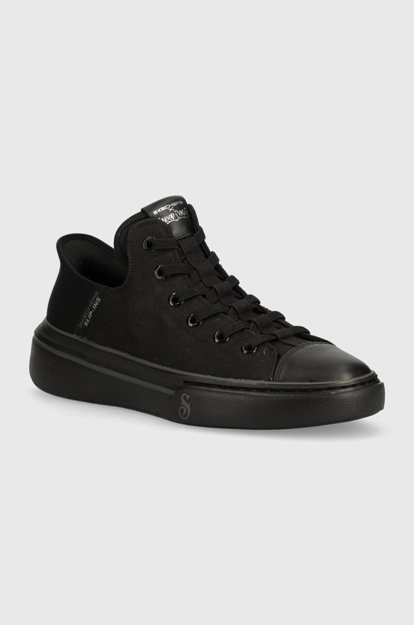 Tenisky Skechers SKECHERS X SNOOP DOGG pánske, čierna farba
