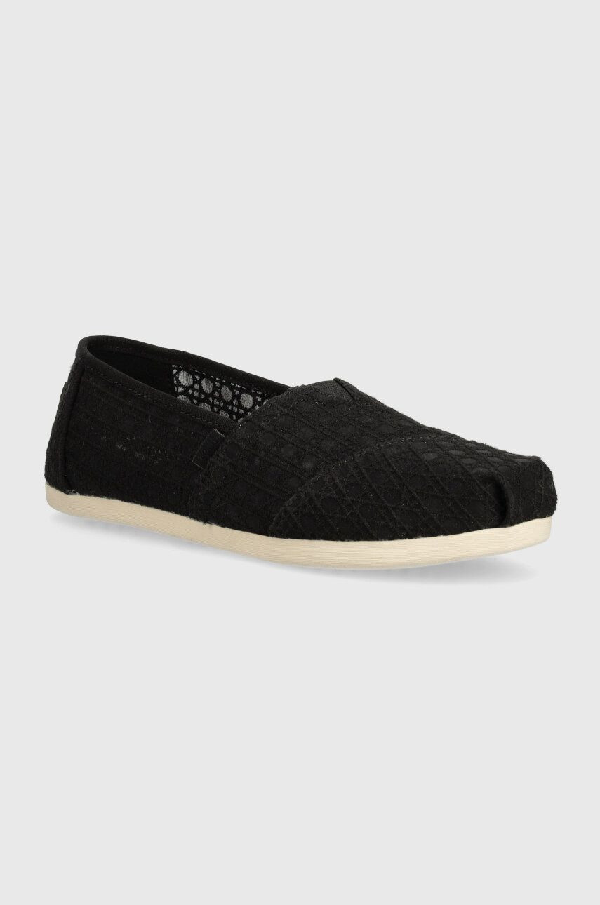 Tenisky Toms Alpargata čierna farba, 10020676