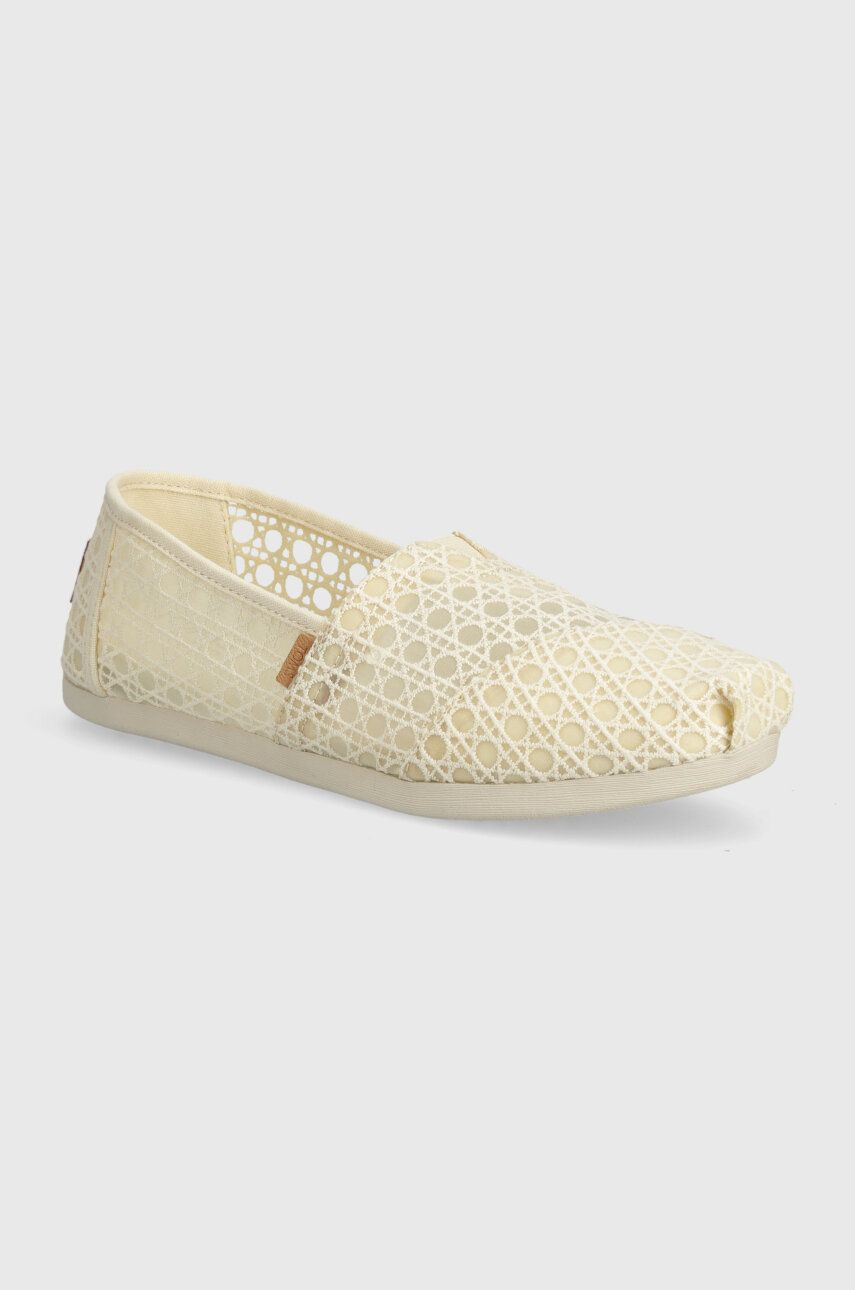 Espadrilky Toms Alpargata béžová farba, 10020662