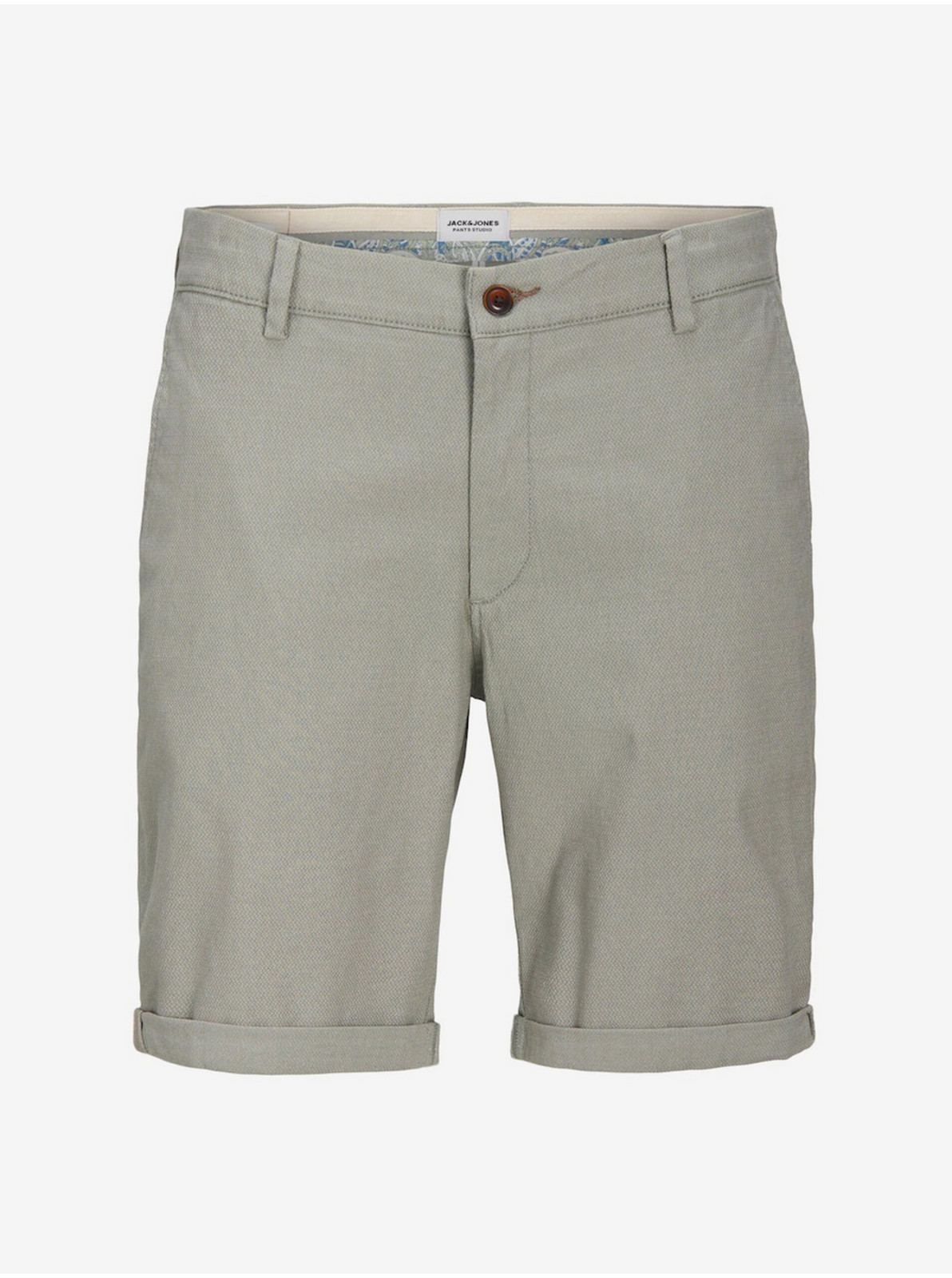 Zelené pánske chino kraťasy Jack & Jones Fury