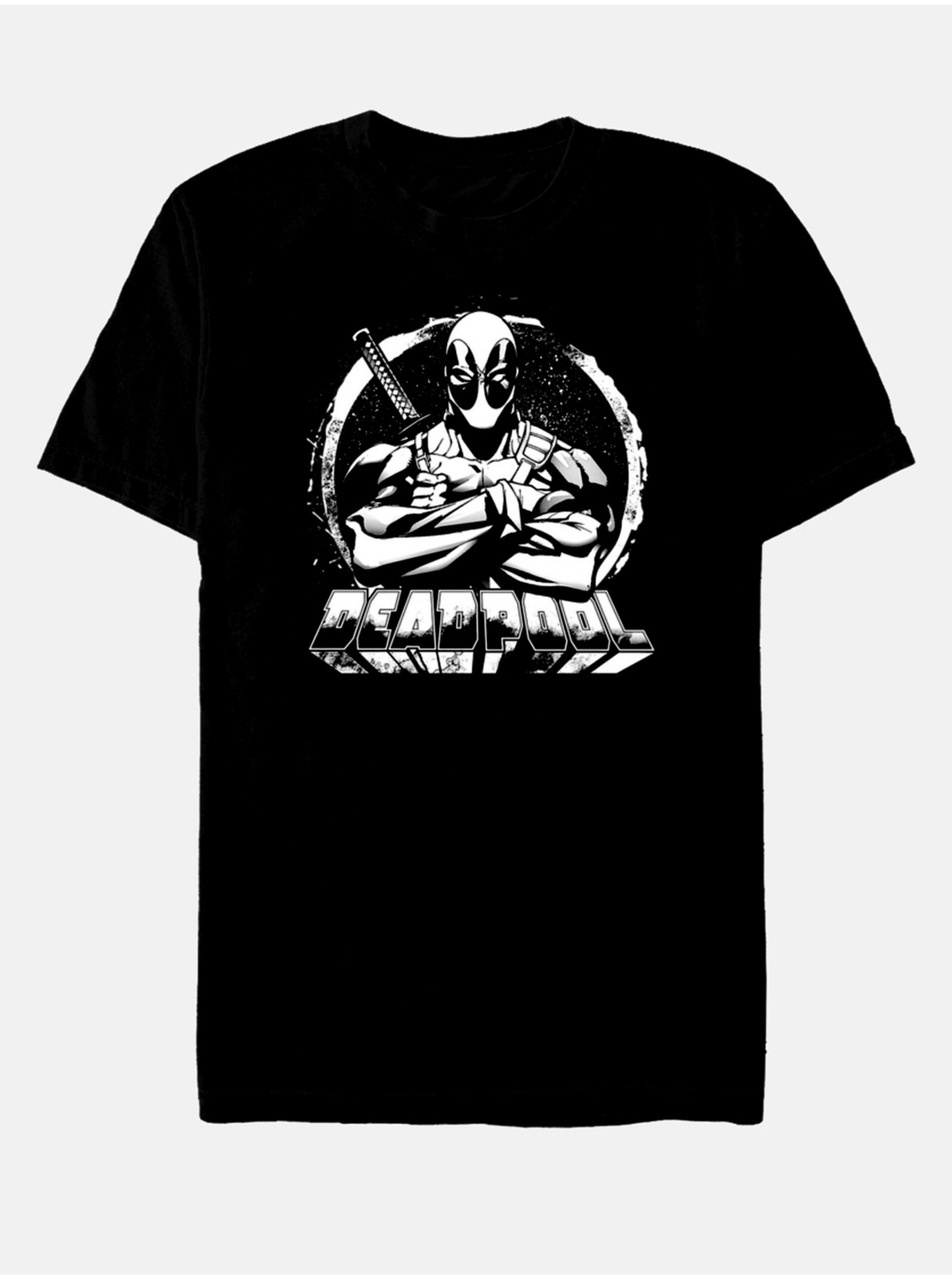 Čierne unisex tričko Marvel For Hire