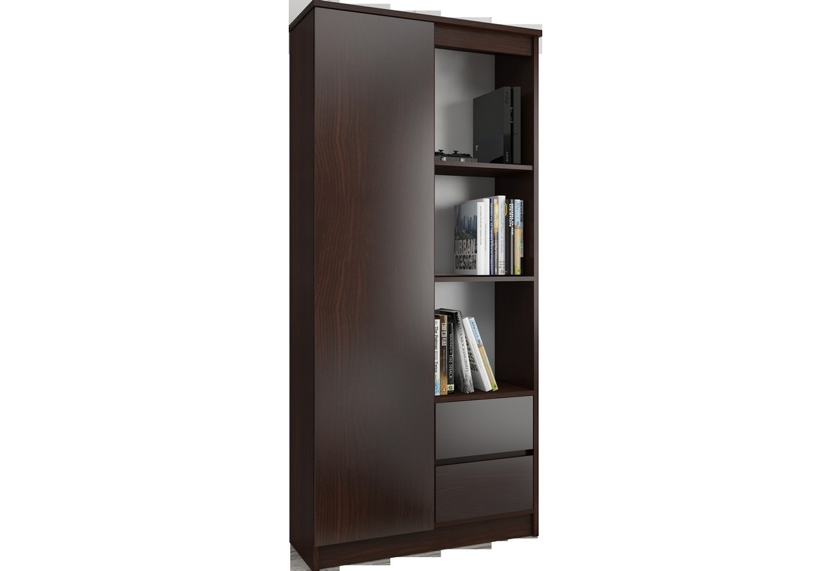Expedo Regál TROGIR R11, 80x180x35, wenge