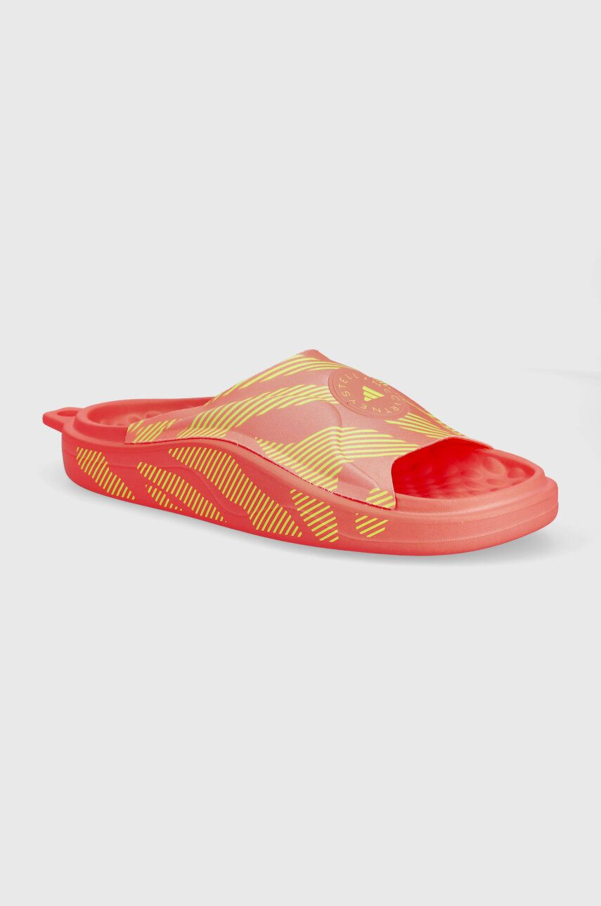Šľapky adidas by Stella McCartney dámske, ružová farba, na platforme, IF6065
