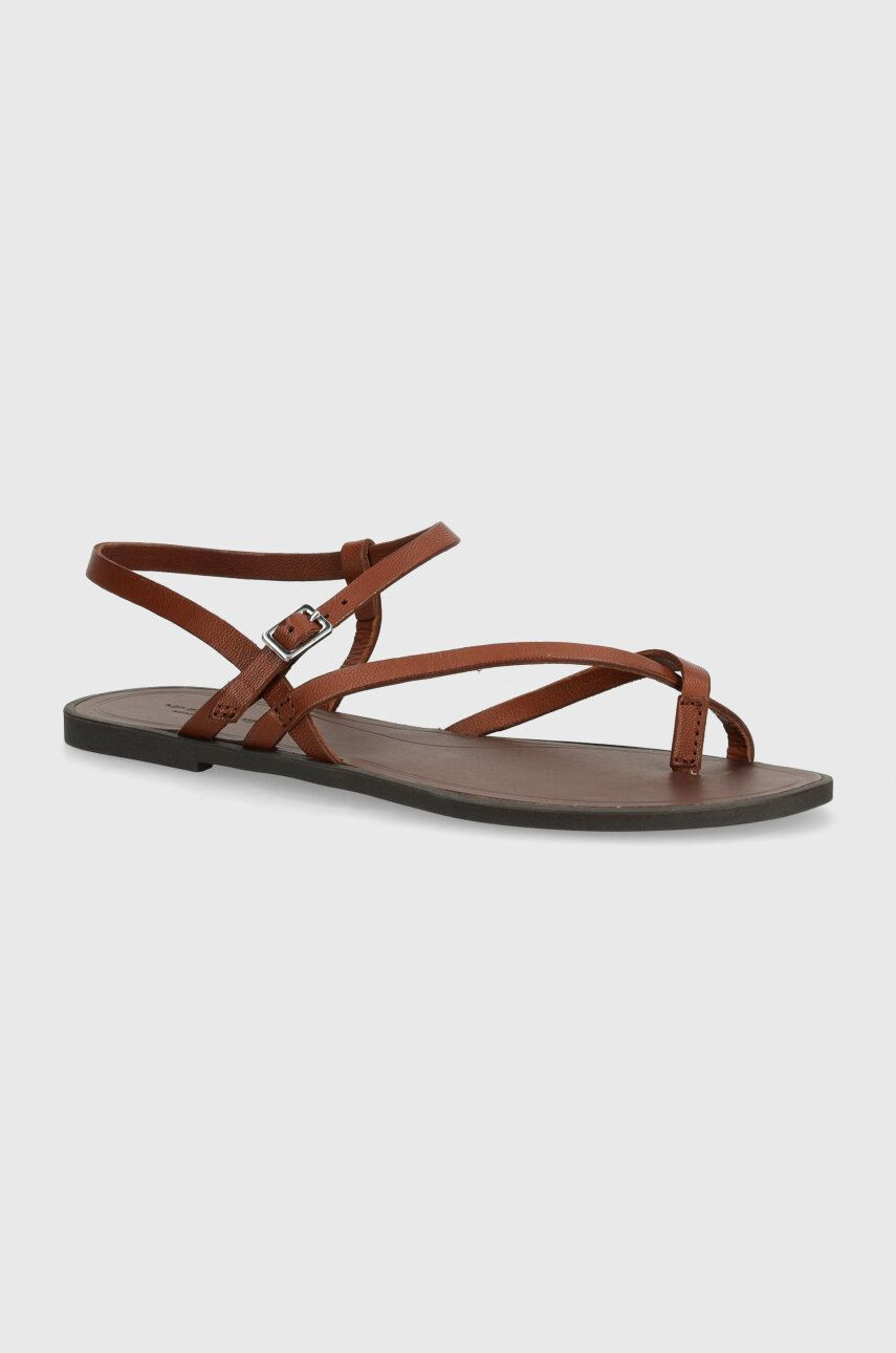 Kožené sandále Vagabond Shoemakers TIA 2.0 dámske, hnedá farba, 5531-401-27