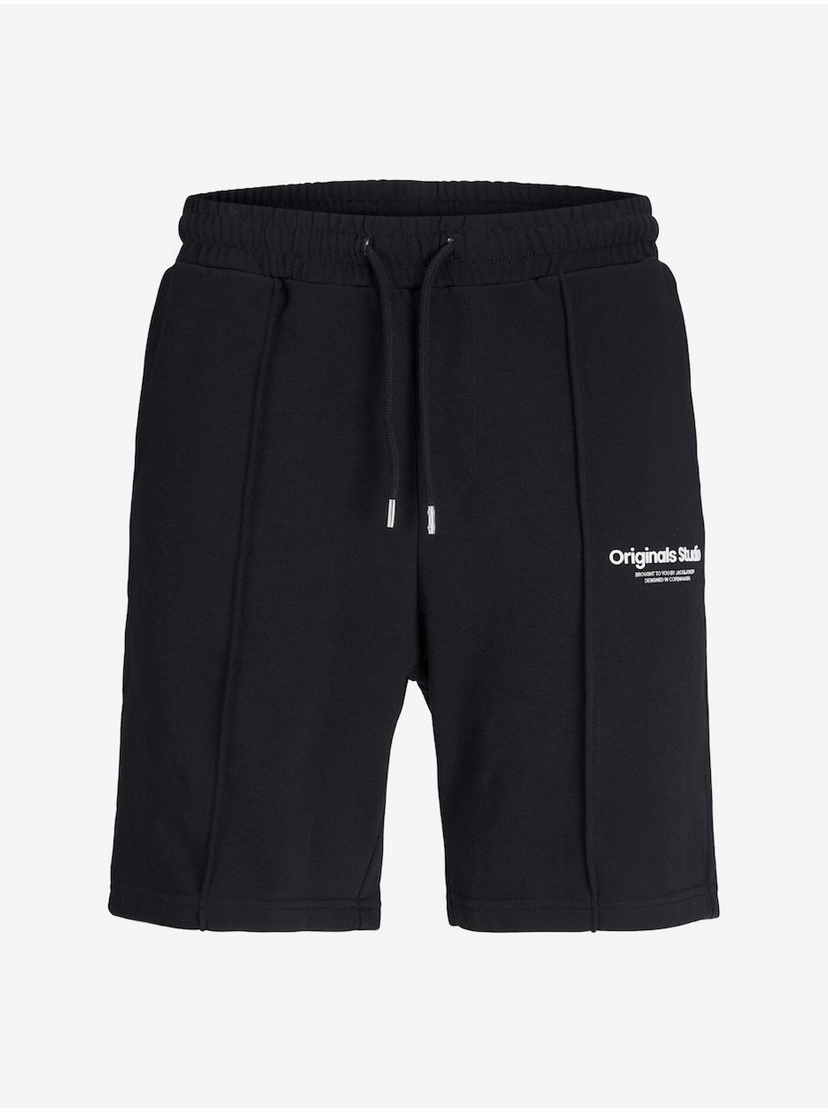 Čierne pánske teplákové kraťasy Jack & Jones Kane