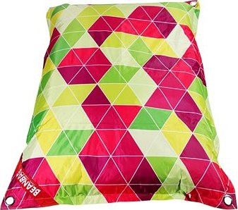 BeanBag Dizajnový sedací vak 189 × 140 triangle s popruhmi