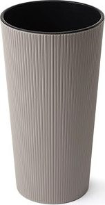 LAMELA, kvetináč LILIA JUMPER – prúžok O 25 cm, výška 46,5 cm, taupe
