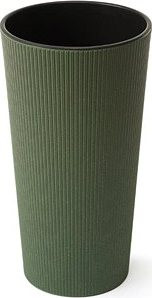 LAMELA, kvetináč LILIA ECO JUMPER – prúžok O 30 cm, výška 57 cm, zelený