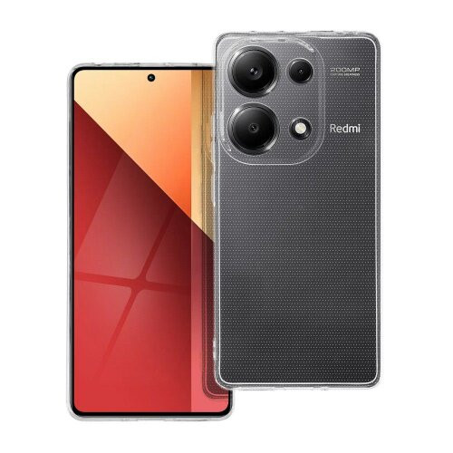 Puzdro NoName TPU Xiaomi Redmi Note 13 Pro 4G, 2mm - transparentné (zakrývajúce fotoaparát)