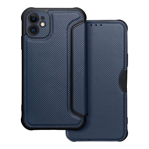 Puzdro Razor Book iPhone 11 - modré