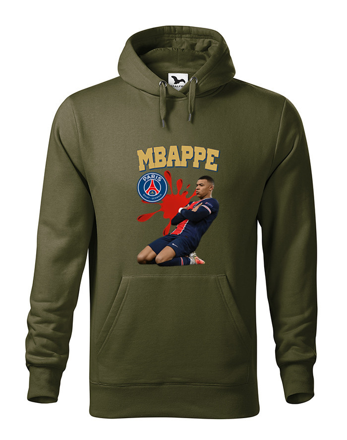 Pánská mikina s potiskem hráče Kylian Mbappé - ideální pro fanoušky Mbappeho