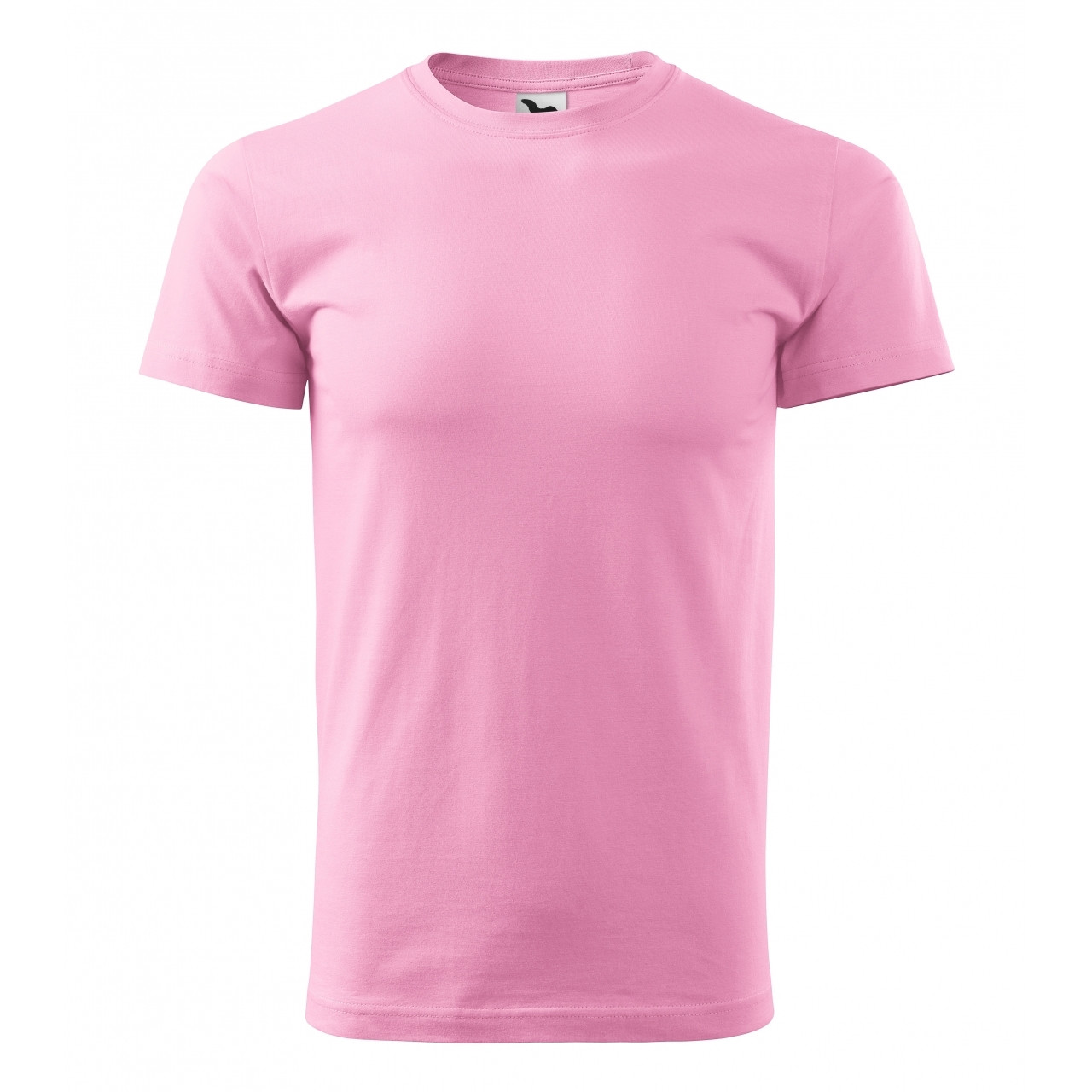 Tričko pánske Malfini Basic - svetlo ružové, 4XL
