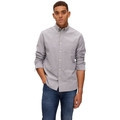 Košele s dlhým rukávom Selected  Noos Regrick Oxford Shirt - Pirate Black