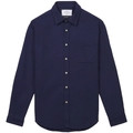 Košele s dlhým rukávom Portuguese Flannel Teca Shirt - Navy