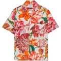 Košele s dlhým rukávom Portuguese Flannel  Flowers Shirt - Red