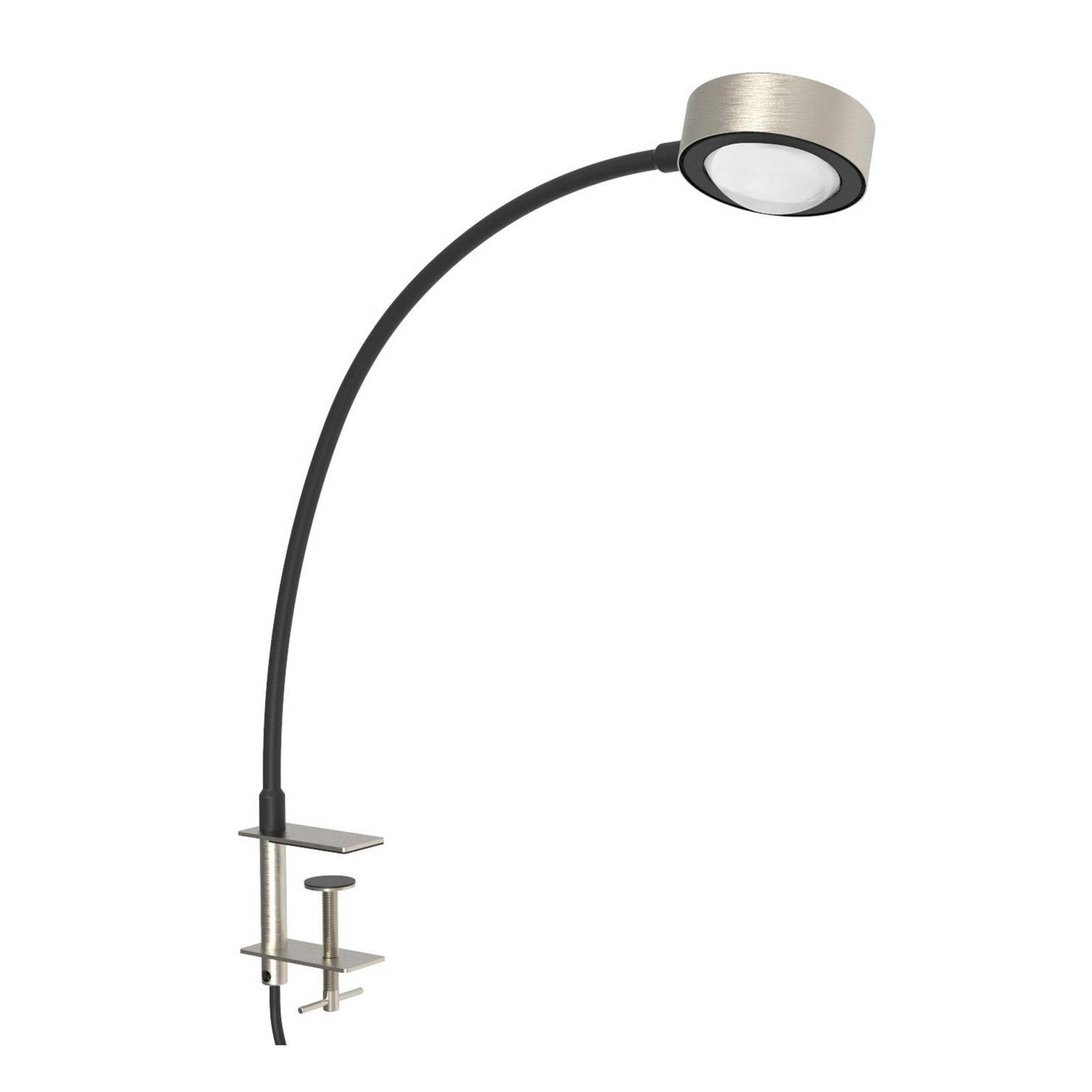 Stolná lampa LIGHTME Powerlens Flex screw titánovej farby