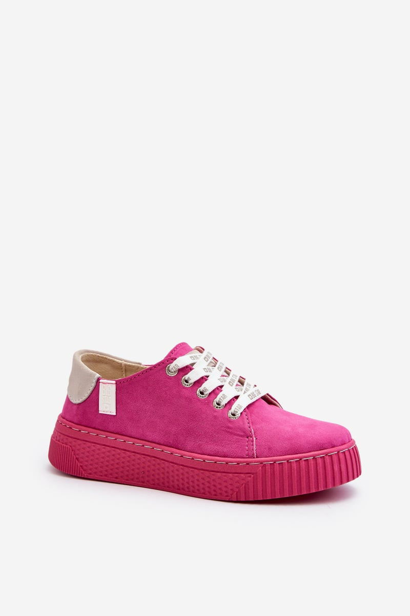 Women's sneakers MEMORY FOAM SYSTEM BIG STAR Fuchsia