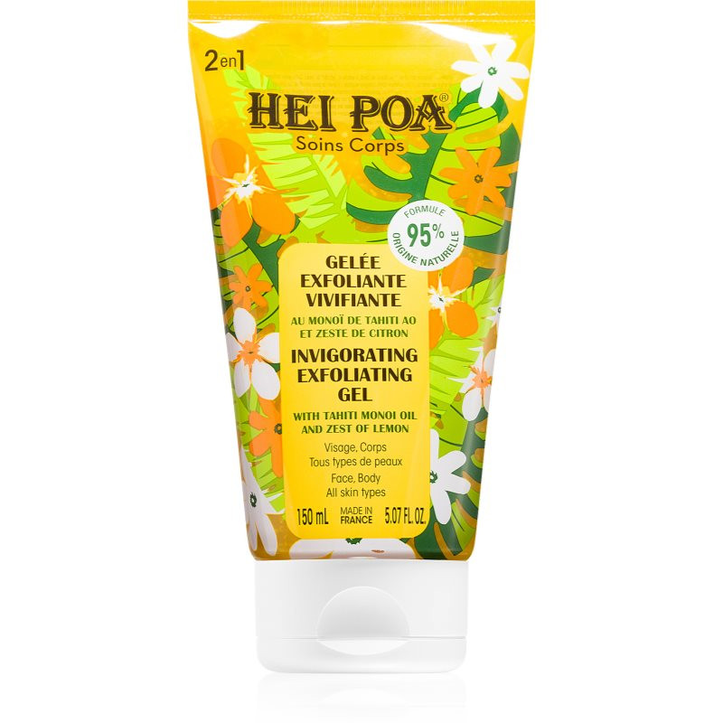 Hei Poa Tahiti Monoi Oil Zest of Lemon exfoliačný gél 150 ml