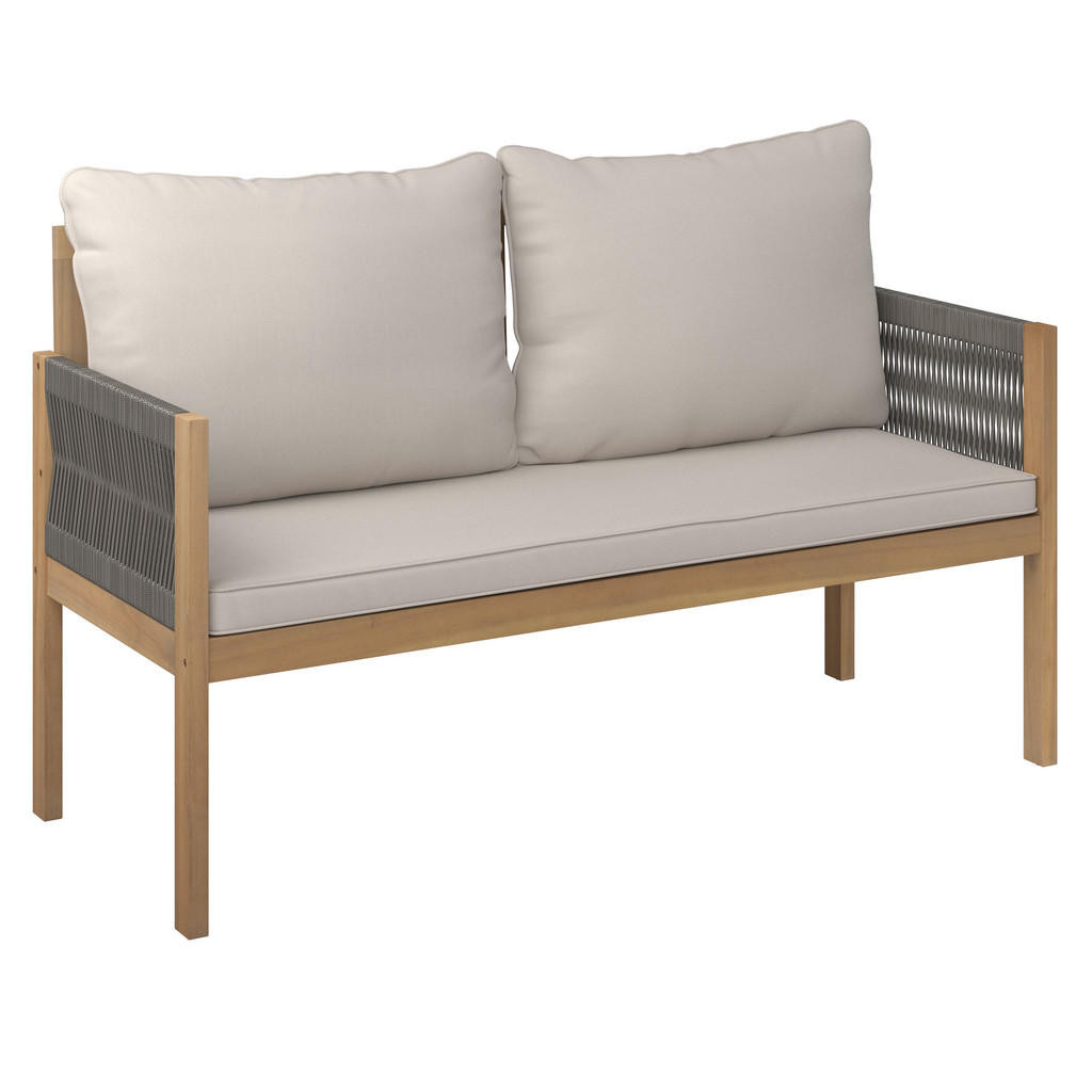 Ambia Garden ZÁHRADNÁ LAVICA drevo, plast, textil