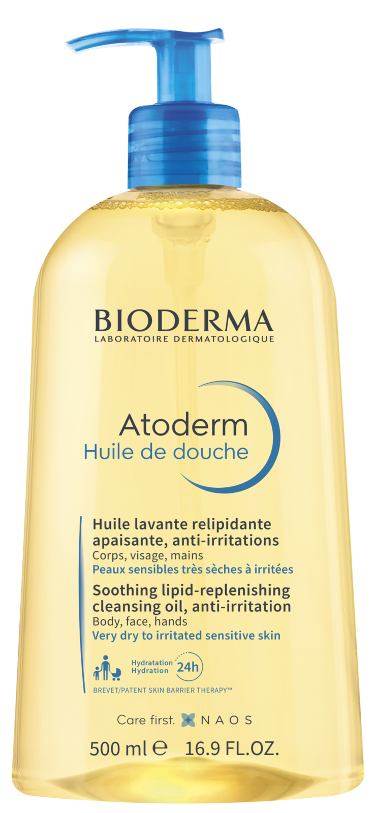 Bioderma Atoderm sprchový olej, Pre veľmi suchú až atopickú pokožku 500 ml
