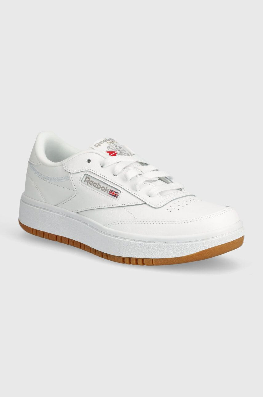 Detské tenisky Reebok Classic CLUB C DOUBLE biela farba, 100008154
